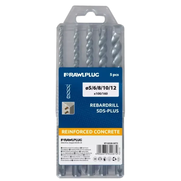 5-dielna 5, 6, 8, 10, 12 x 160 mm; L1= 100 mm RAWLPLUG