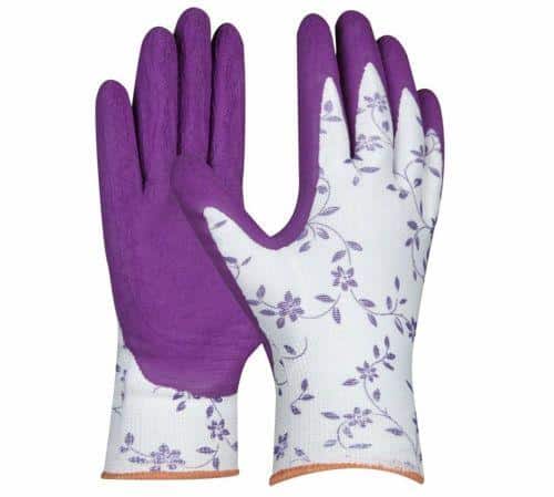 RUKAVICE ZÁHRADNÉ FLOWER LILA veľkosť 6 Gebol 709799