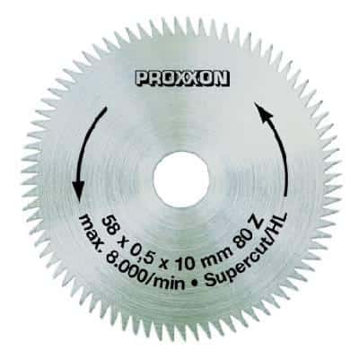 KOTÚČ PÍLOVÝ "SUPER-CUT" R58mm/80Z Proxxon 28014 P