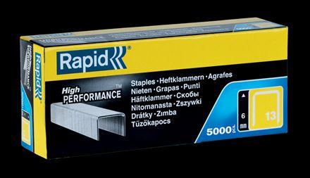 SPONY ŽLTÁ RADA TYP 13 13/6 mm, 5000ks, papierová krabička RAPID 11830700