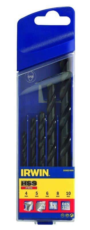 VRTÁK HSS PRO DIN 388 4/5/6/8/10mm 5dielna sada IRWIN 10502499