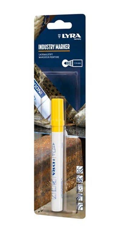 ZNAČKOVAČ PRIEMYSELNÝ LYRA ŽLTÝ, blister LYRA L4048002