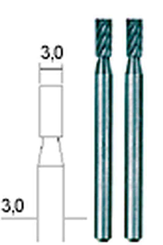 SADA STOPKOVÝCH FRÉZ z wolfrán-vanádiovej ocele R3mm 2ks Proxxon 28722 P