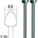 SADA STOPKOVÝCH FRÉZ z wolfrán-vanádiovej ocele R6mm 2ks Proxxon 28724 P