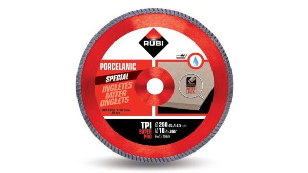 KOTÚČ DIAMANTOVÝ TPI 250 SUPERPRO - jolly hrany, gres RUBI 31969