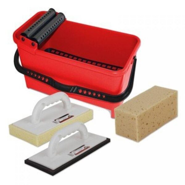 VANIČKA S VALČEKMI RUBICLEAN ECO - SET (+ špongia, špongiové hladítko, škárovacie hladítko) RUBI 68910