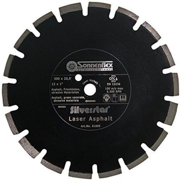 KOTÚČ DIAMANTOVÝ 450x3,5x10x25,4 SS LASER ASPHALT Sonnenflex 81506 8