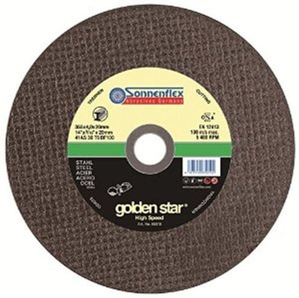 KOTÚČ REZNÝ 355x4,0x20,0 AS 30 T 6 BF GS OCEĽ Sonnenflex 65010 2