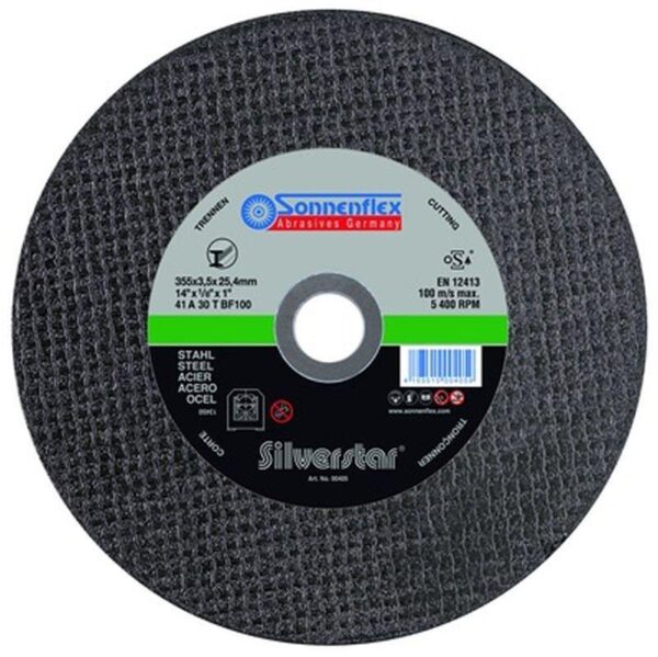 KOTÚČ REZNÝ 300x3,5x25,4 A30TBF F41 SS OCEĽ Sonnenflex 00404 2