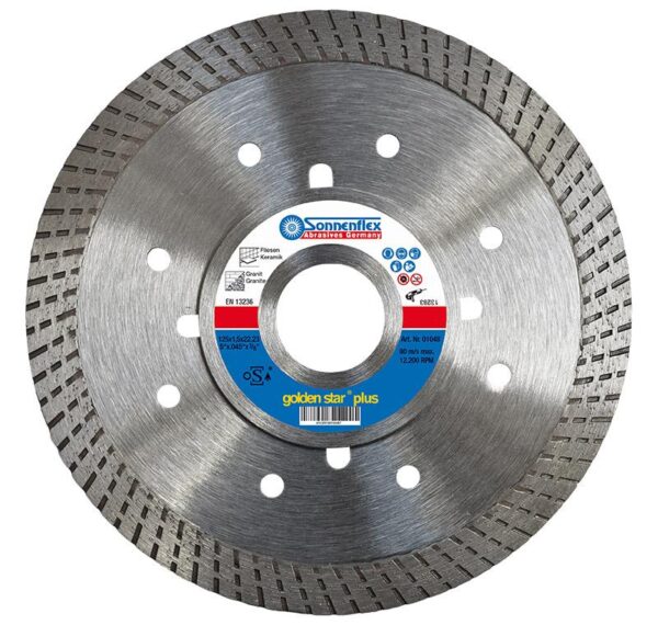 KOTÚČ DIAMANTOVÝ 115x1,5x11x22,23 GS, tvrdá keramika, gres Sonnenflex 01047 0