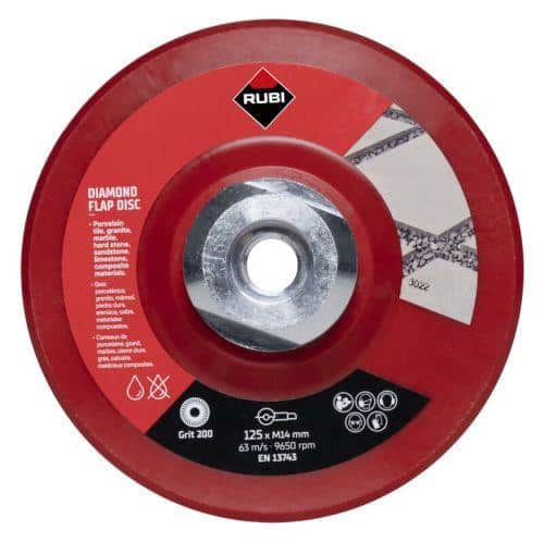KOTÚČ DIAMANTOVÝ LAMELOVÝ 200, jemná zrnitosť, 125mm RUBI 32939