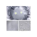 Plachta 5 x 8 m odolná nepremokavá 120g/m2 s okami strieborná – Obrázok 3