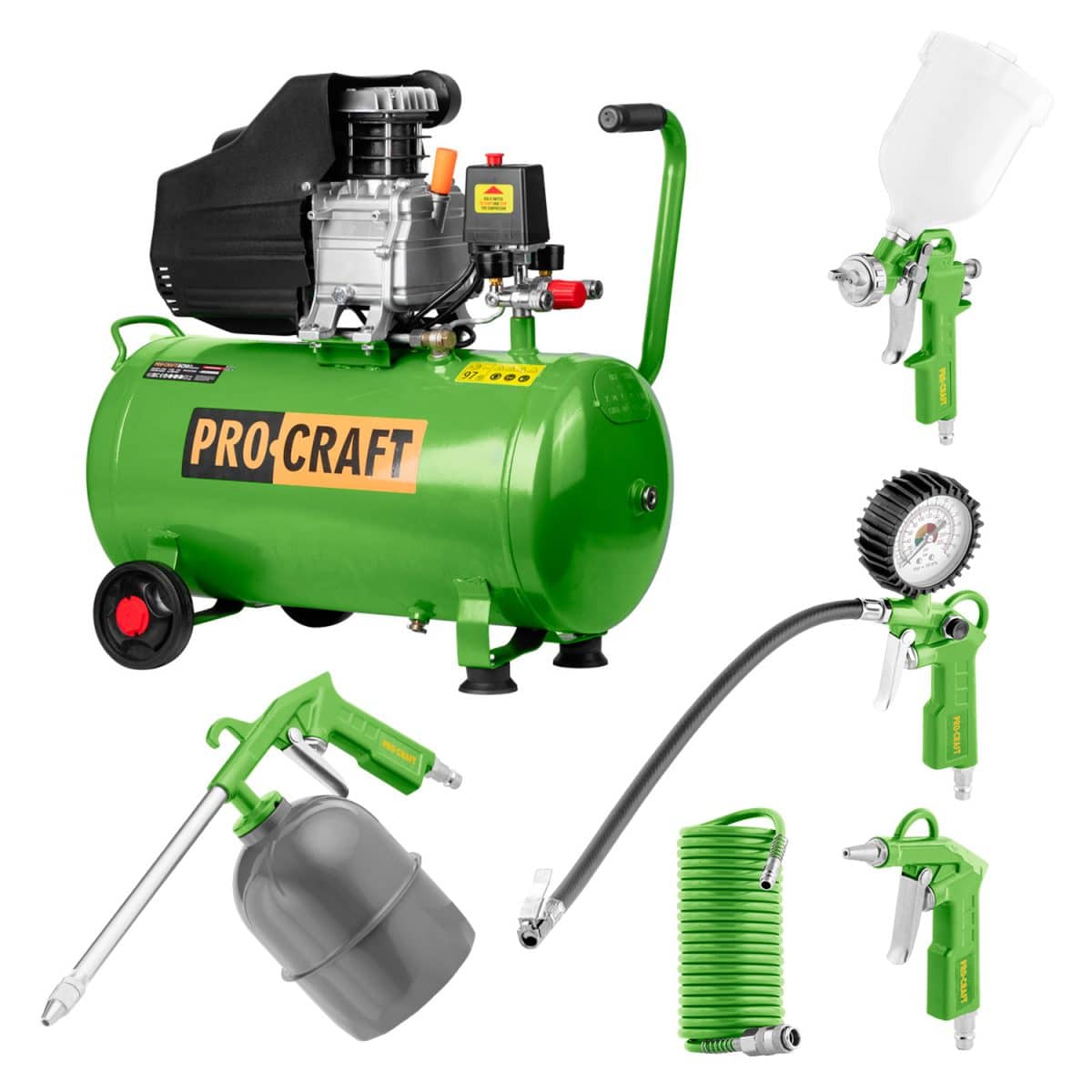 Kompresor Procraft AC50 + sada príslušenstva | AC50