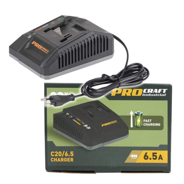 Nabíjačka pre 20V Li-ion akumulátory Procraft Industrial C20/6.5 | C20/6.5
