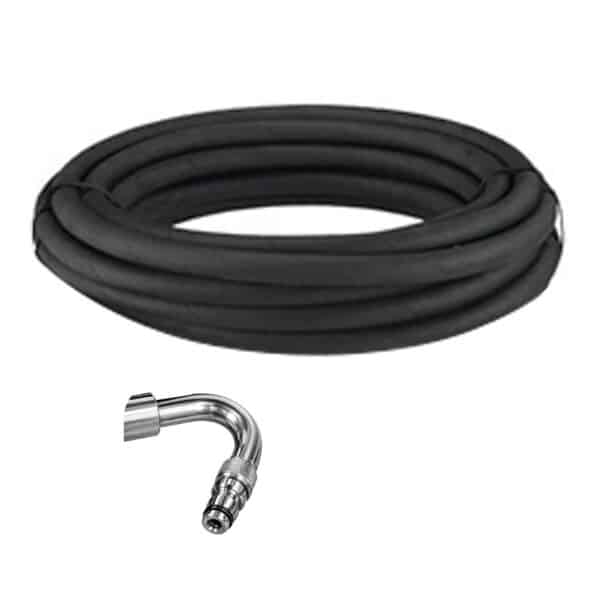 Armovaná hadica (uhlová koncovka + rýchlospojka) Procraft SA-10-R, 10 m | SA-10-R
