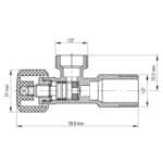 Rohový ventil 1/2"×1/2" | KR.510 1/2"×1/2"