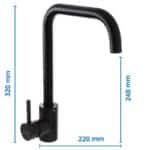 Drezová batéria, SUS-011-G BLACK, čierna | SUS-011-G BLACK