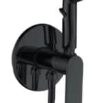 Bidetová batéria s bidetovou sprškou MIXXUS PREMIUM ALEX 002 (INNER) BLACK, čierna. | ALEX 002 (INNER) BLACK