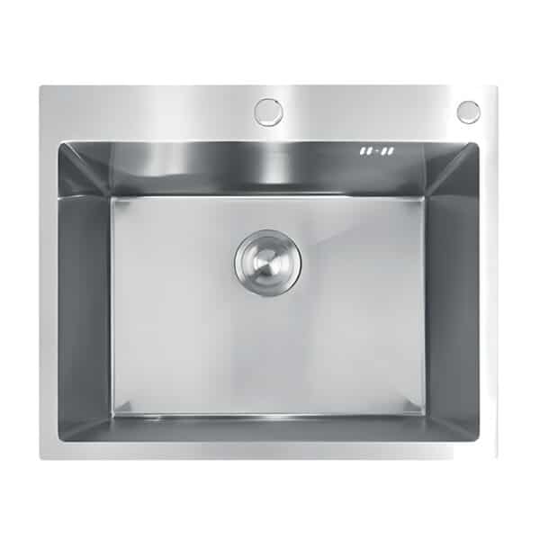 Nerezový drez MIXXUS MH6050 DECOR SS COLOR so sifónom, nerezový | MH6050 DECOR SS COLOR