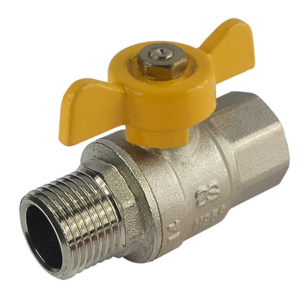Klum Kohút guľový plyn s motýľom, MxF, 3/4"