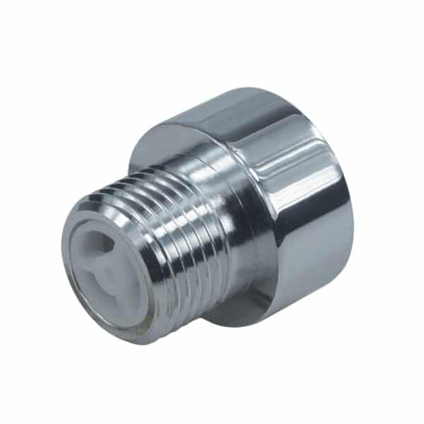 Mereo Prechodka chrómovaná 3/4"x1/2" so spätnou klapkou