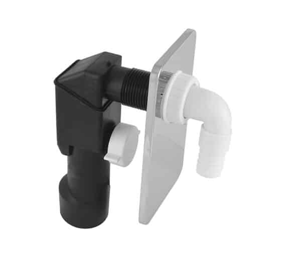 Klum Sifón práčkový podomietkový, o 40/50 mm, chrómovaný plast