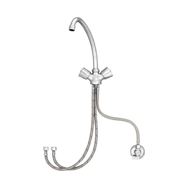 Mereo Drezová stojanková batéria, pre nízkotl. ohrievače, ramienko 160 mm, chróm