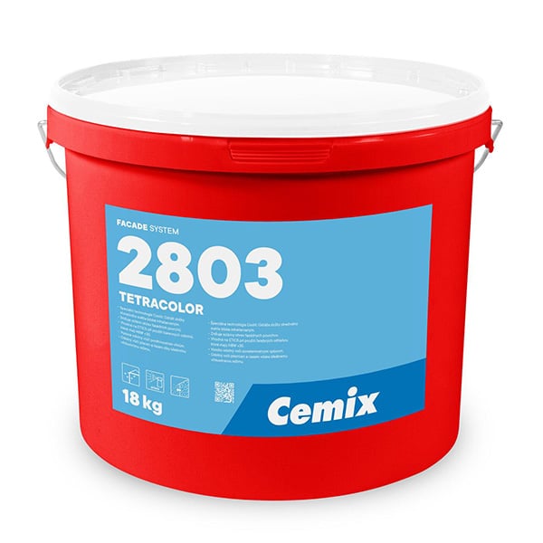 2803_18kg_300x190_bucket Fasádna farba Cemix 2803 Tetracolor proti prehrievaniu tmavých odtieňov – balenie 18 kg