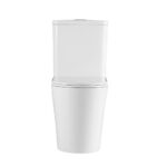 Mereo WC kombi, vyvýšené, vario odpad, kapotované, Smart Flush RIMLESS, keramické, vr. sedátka – Obrázok 6