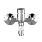 Mereo Drezová nástenná batéria, Zuna, 100 mm, s ramienkom plochým rovným 210 mm, chróm – Obrázok 4