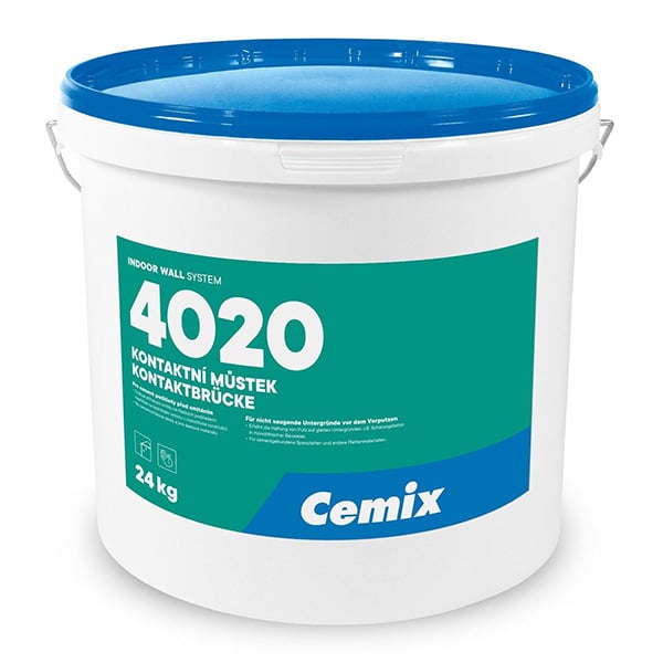 Kontaktný mostík Cemix 4020 na hladké podklady – balenie 24 kg