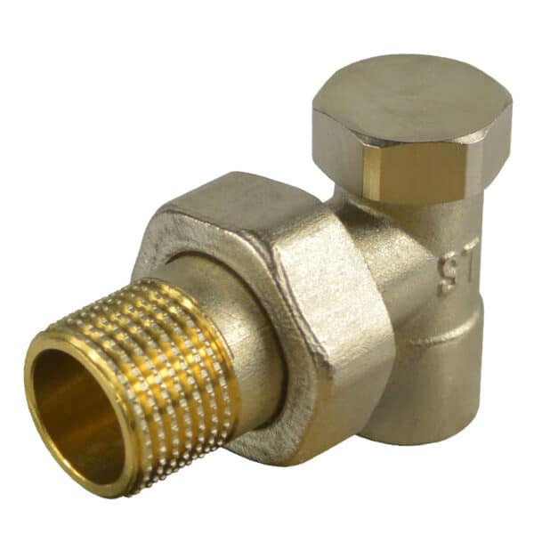 Klum Radiatorové šróbenie, uzatvaracie, rohové, 1,2"x15 mm