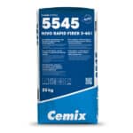 Rýchlotuhnúca samonivelačná hmota Cemix 5545 Nivo Rapid Fiber – balenie 25 kg