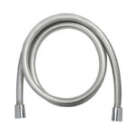 Mereo Sprchová súprava, jednopolohová sprcha, posuvný držiak, šedostrieborná hadica, nerez/plast/chrome – Obrázok 4