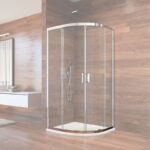 Mereo Vodiaci profil (oblúk), biely, pre CK608B...K, 90x90x190 cm