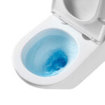 Mereo WC kombi, vyvýšené, vario odpad, kapotované, Smart Flush RIMLESS, keramické, vr. sedátka – Obrázok 11