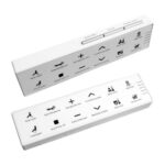 Mereo WC s integrovaným elektronickým bidetom, RIMLESS, 592x380x430 cm, keramické, vč. sedátka – Obrázok 9