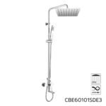 Mereo Eve vaňová batéria s hlavovou hranatou slim sprchou 300x300 mm, nerez – Obrázok 8