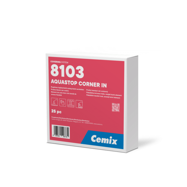 Tesniaca manžeta na vnútorný roh Cemix 8103 Aquastop Corn In – balenie