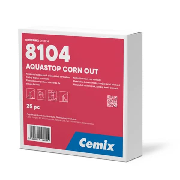 Tesniaca manžeta na vonkajší roh Cemix 8104 Aquastop Corn Out – balenie
