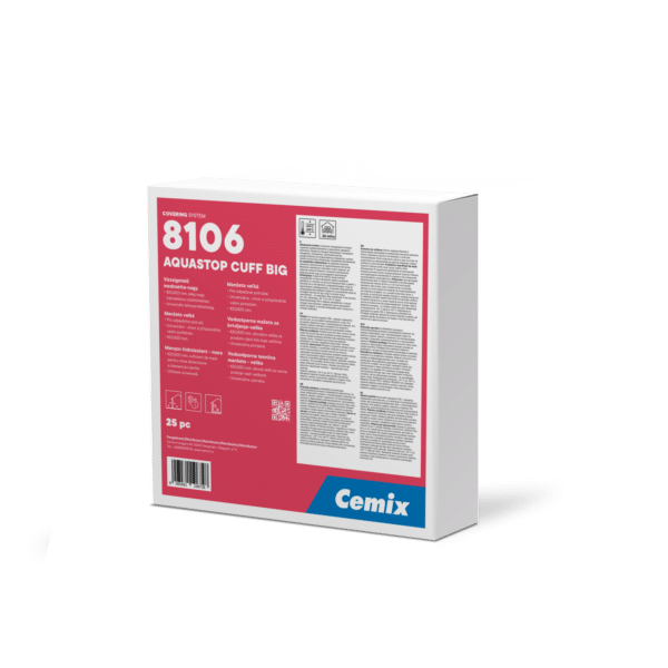 Tesniaca manžeta na odpady Cemix 8106 Aquastop Cuff Big – balenie