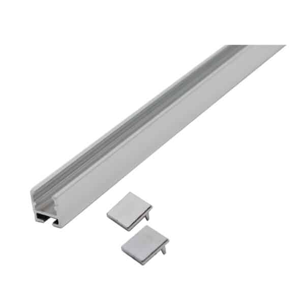 Mereo Spodná ALU lišta pre CK1060xH, vr. 2 ks krytiek, dĺžka 150 cm