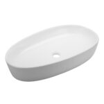 Mereo Umyvadlo na desku bez prepadu, 660x400x130 mm, slza, keramické – Obrázok 2