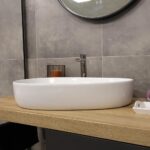 Mereo Umyvadlo na desku bez prepadu, 660x400x130 mm, slza, keramické – Obrázok 6