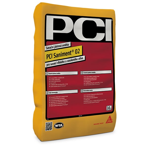 PCI SANIMENT 02 sanačná jadrová omietka 30kg