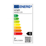 Mereo Led kúpeľňové osvetlenie nad zrkadlo, strieborné, 40 cm, 7 W, 455 lm, 4000 K, IP44, 230 V – Obrázok 9