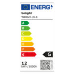 Mereo Led kúpeľňové osvetlenie nad zrkadlo, čierna, 60 cm, 12 W, 780 lm, 4000 K, IP44, 230 V – Obrázok 10