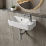 Mereo Umývadlo s otvorom pre batériu 45 cm – Obrázok 6