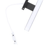 Mereo Led kúpeľňové osvetlenie nad zrkadlo, čierna, 60 cm, 12 W, 780 lm, 4000 K, IP44, 230 V – Obrázok 7