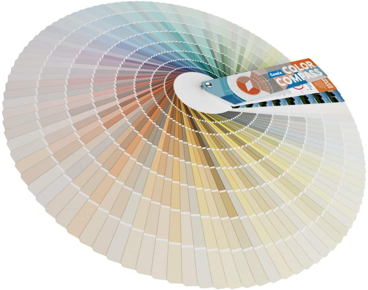Vzorkovník fasádnych odtieňov Cemix Color Compass